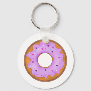 Doughnuts Love Keychains