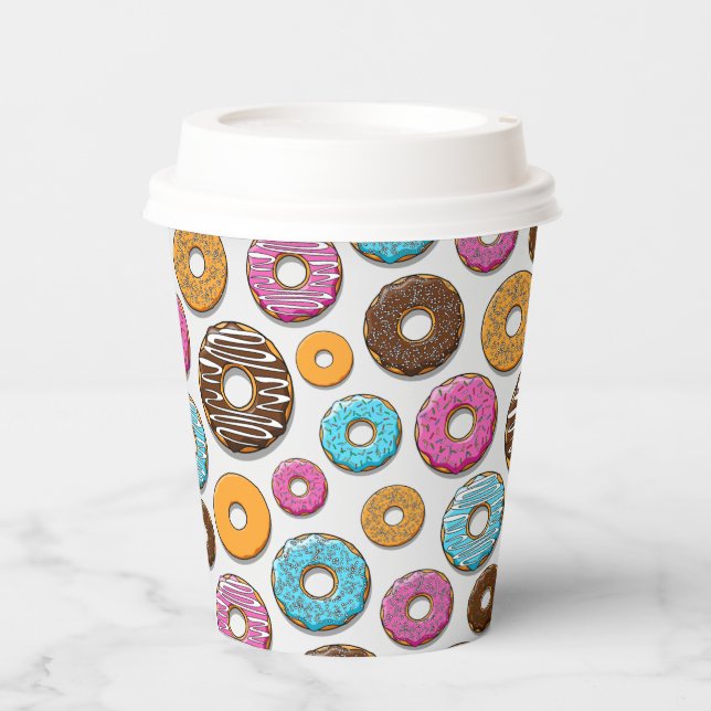 Doughnuts Paper Cups (Front)