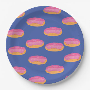 Doughnuts Paper Plate