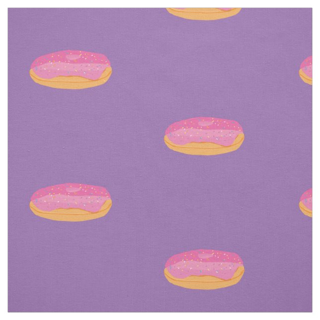 Doughnuts Pattern fabric (Swatch)