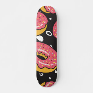 Doughnuts Pattern Skateboard