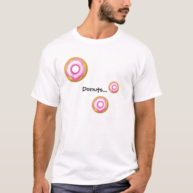 Doughnuts Pink - T-Shirt (Front)