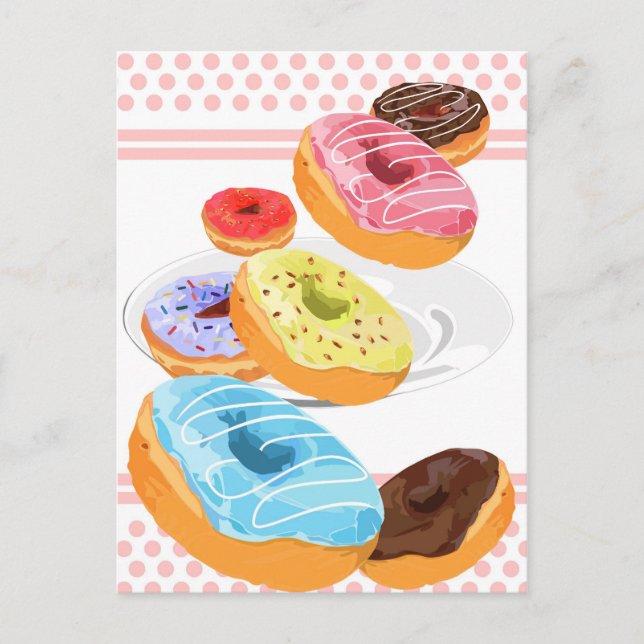 Doughnuts Postcard (Front)