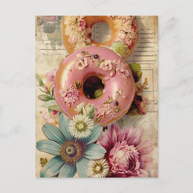 Doughnuts Postcard (Front)