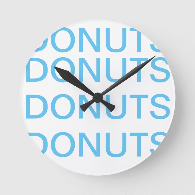 doughnuts  round clock (Front)