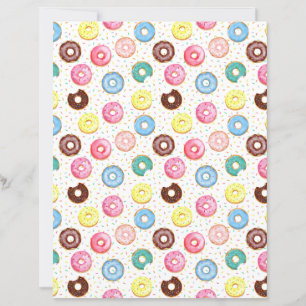 Doughnuts Scrapbook Paper