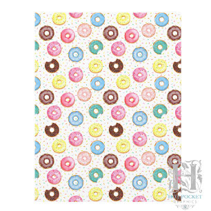 Doughnuts Scrapbook Paper