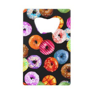 Doughnuts seamless pattern + your backgr. & ideas