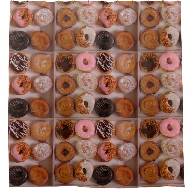 Doughnuts! Shower Curtain (Front)