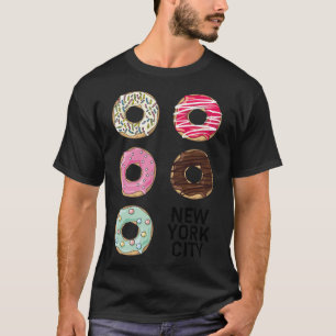 Doughnuts space birthday ecavator boy  T-Shirt
