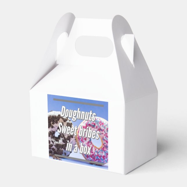 Doughnuts Sweet Bribes In A Box (Front Side)