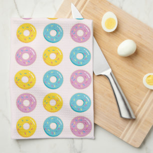 Doughnuts Tea Towel