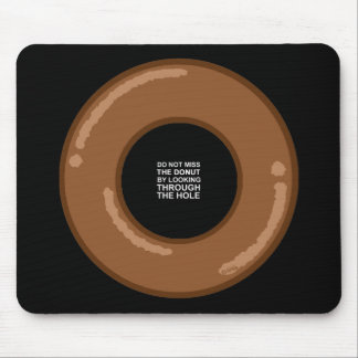 Doughnut's wisdom mouse pad