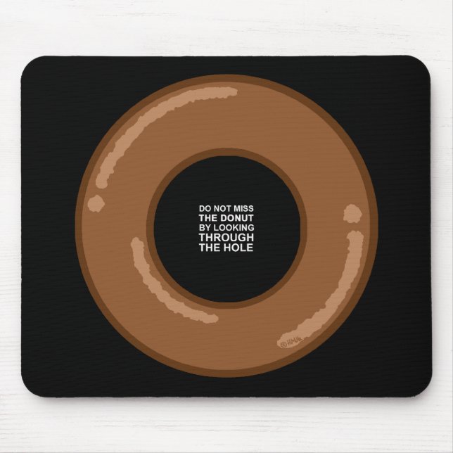 Doughnut's wisdom mouse pad (Front)
