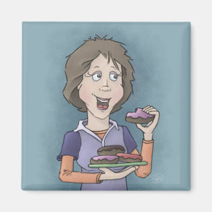 Doughnuts with sprinkles magnet