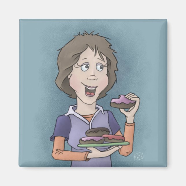 Doughnuts with sprinkles magnet (Front)