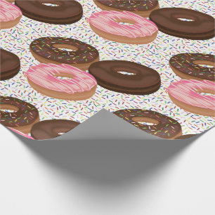 Doughnuts with Sprinkles Party Wrapping Paper