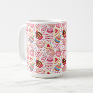 Doughnuts With Sprinkles Pattern Thermal Wine Tumb Coffee Mug