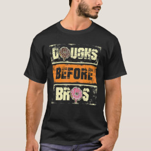Doughs Before Bros Womens Doughnut Sprinkle Dough T-Shirt