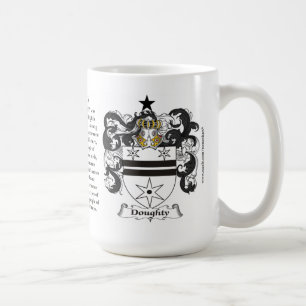 Doughty, the Origin, the Meaning and the Crest Coffee Mug