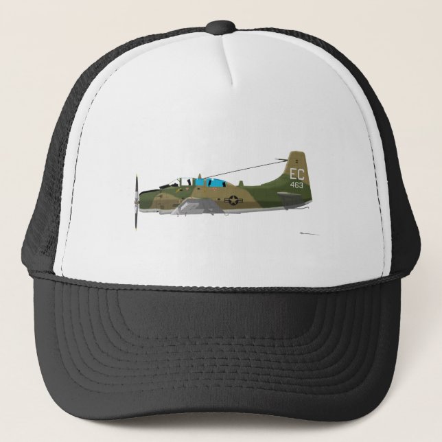 Douglas A-1E Skyraider Trucker Hat (Front)