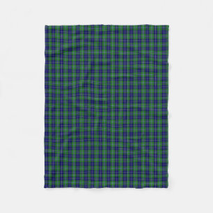 Douglas Clan Tartan Plaid Fleece Blanket