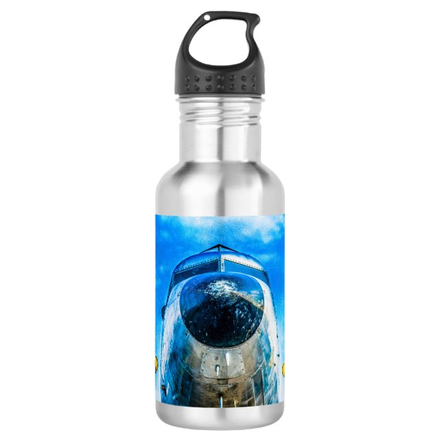 Douglas DC-3 Aircraft 532 Ml Water Bottle (Front)