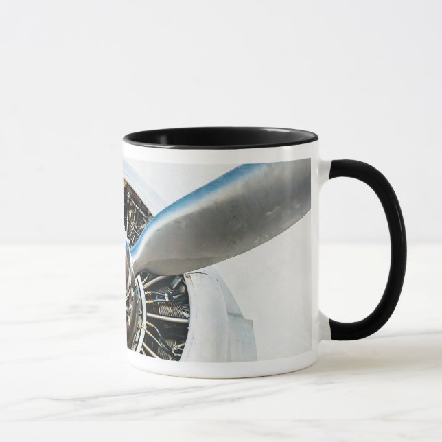 Douglas DC-3 Aircraft. Propeller Mug (Right)