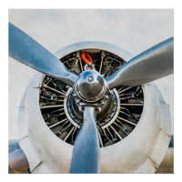 Douglas DC-3 Aircraft. Propeller