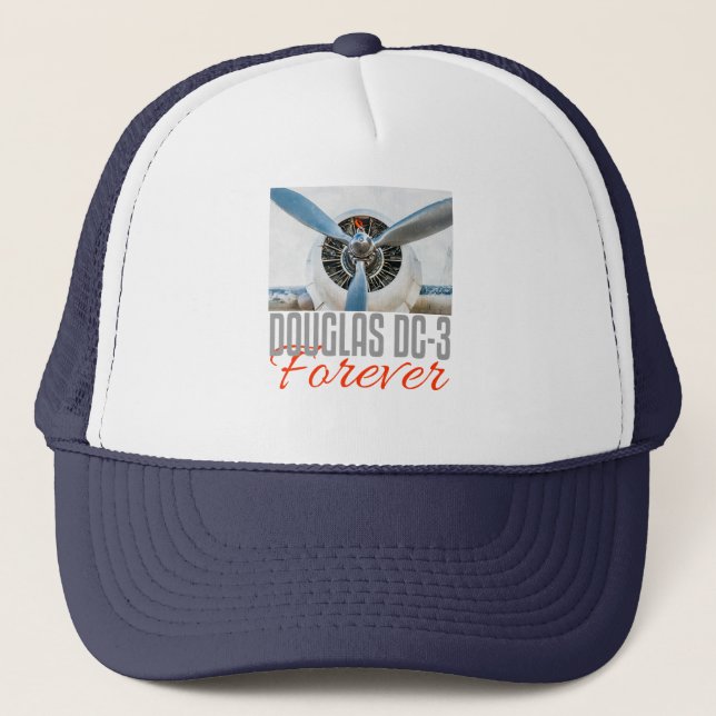Douglas DC-3 Forever Trucker Hat (Front)