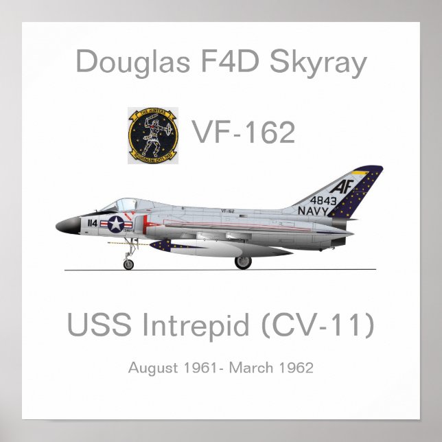 Douglas F4D Skyray Poster (Front)