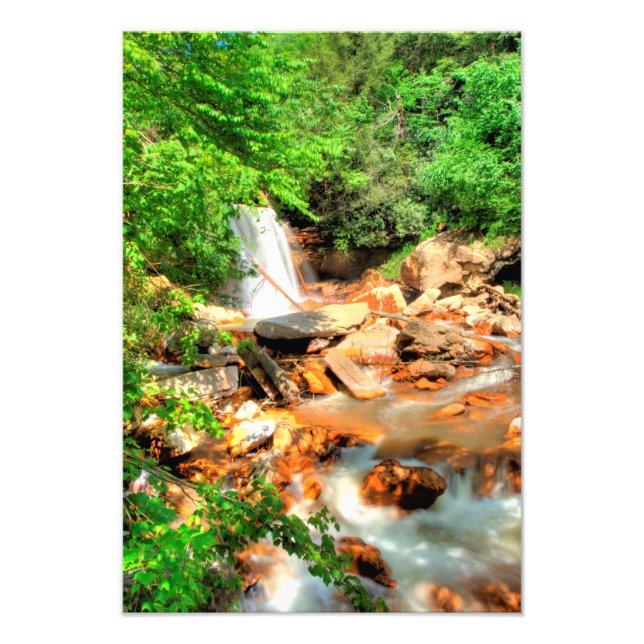 Douglas Falls, West Virginia Photo Print (Front)