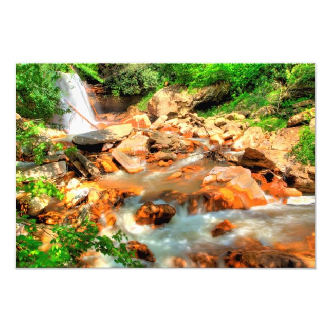 Douglas Falls, West Virginia Photo Print (Front)