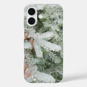 Douglas Fir Covered with Ice iPhone 16 Case