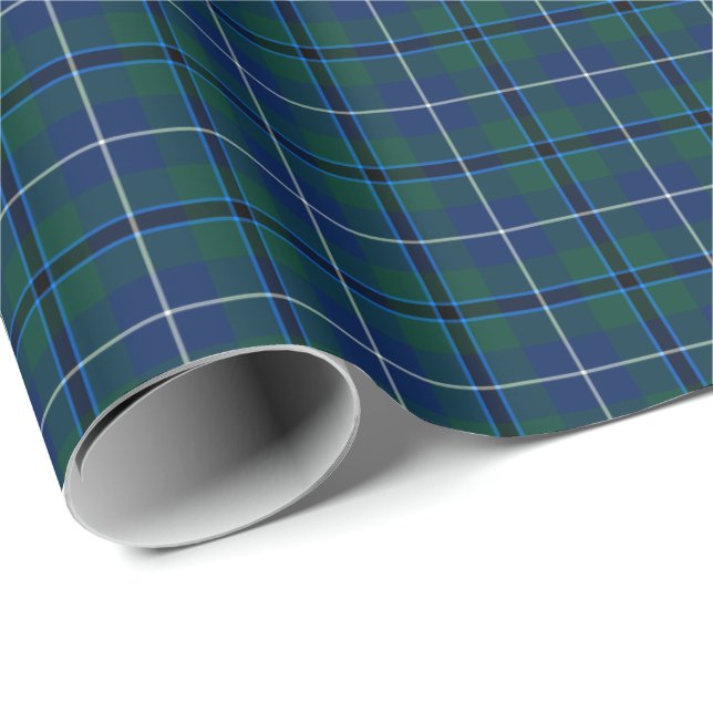 Douglas Modern Clan Tartan Wrapping Paper (Roll Corner)