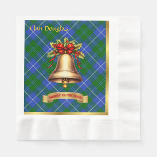 Douglas Personalised Tartan Christmas Napkin