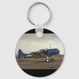 Douglas, SBD Dauntless,_Classic Aviation Key Ring