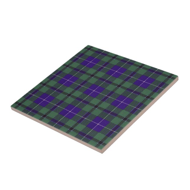 Douglas Scottish Tartan Tile (Side)