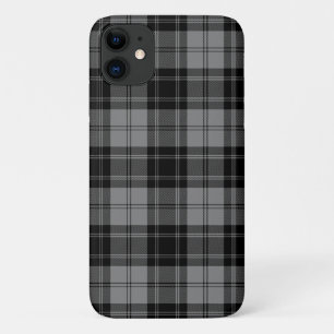 Douglas tartan black grey plaid Case-Mate iPhone case