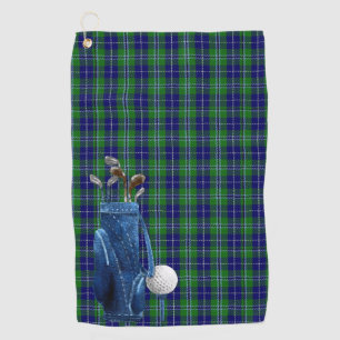 Douglas Tartan Plaid Golf Towel