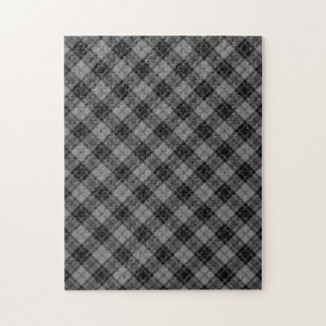 Douglas Tartan Plaid Pattern Jigsaw Puzzle (Vertical)