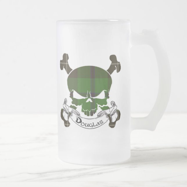 Douglas Tartan Skull Mug (Right)