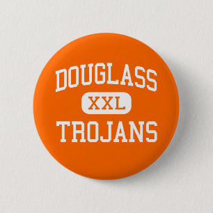 Douglass - Trojans - High - Oklahoma City Oklahoma 6 Cm Round Badge