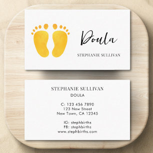 Doula Birth Coach Business Card