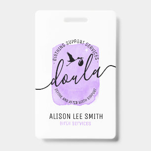 Doula Birth Coach ID Badge