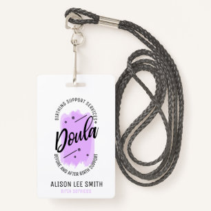 Doula Birth Coach ID Badge