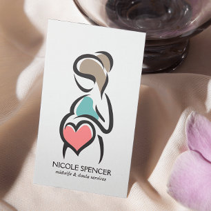 Doula Birth Coach Lactation Consultant Midwife Business Card