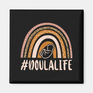 Doula Birth Worker Rainbow Doulalife Magnet