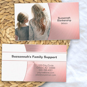 Doula Family Support Services Custom Photo  Business Card