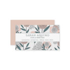 Doula Floral Pattern Business Card